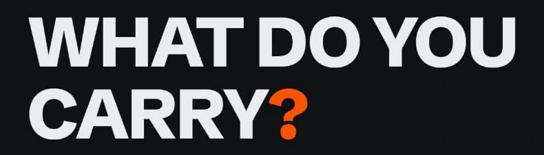 Vantech USA home page, with the headline What do you carry?